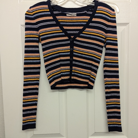 LA Hearts Multi-color Striped Ribbed Top 🏠 - Picture 5 of 6